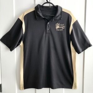 Hooters, Edmonton, Vintage, Mens Polo, Golf Shirt,‎ Embroidered Logo, Size L